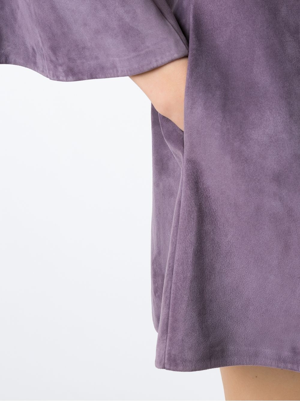 panelled flared dress - 5