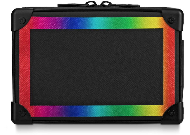 Louis Vuitton Louis Vuitton Soft Trunk Taiga Mini Black/Rainbow outlook