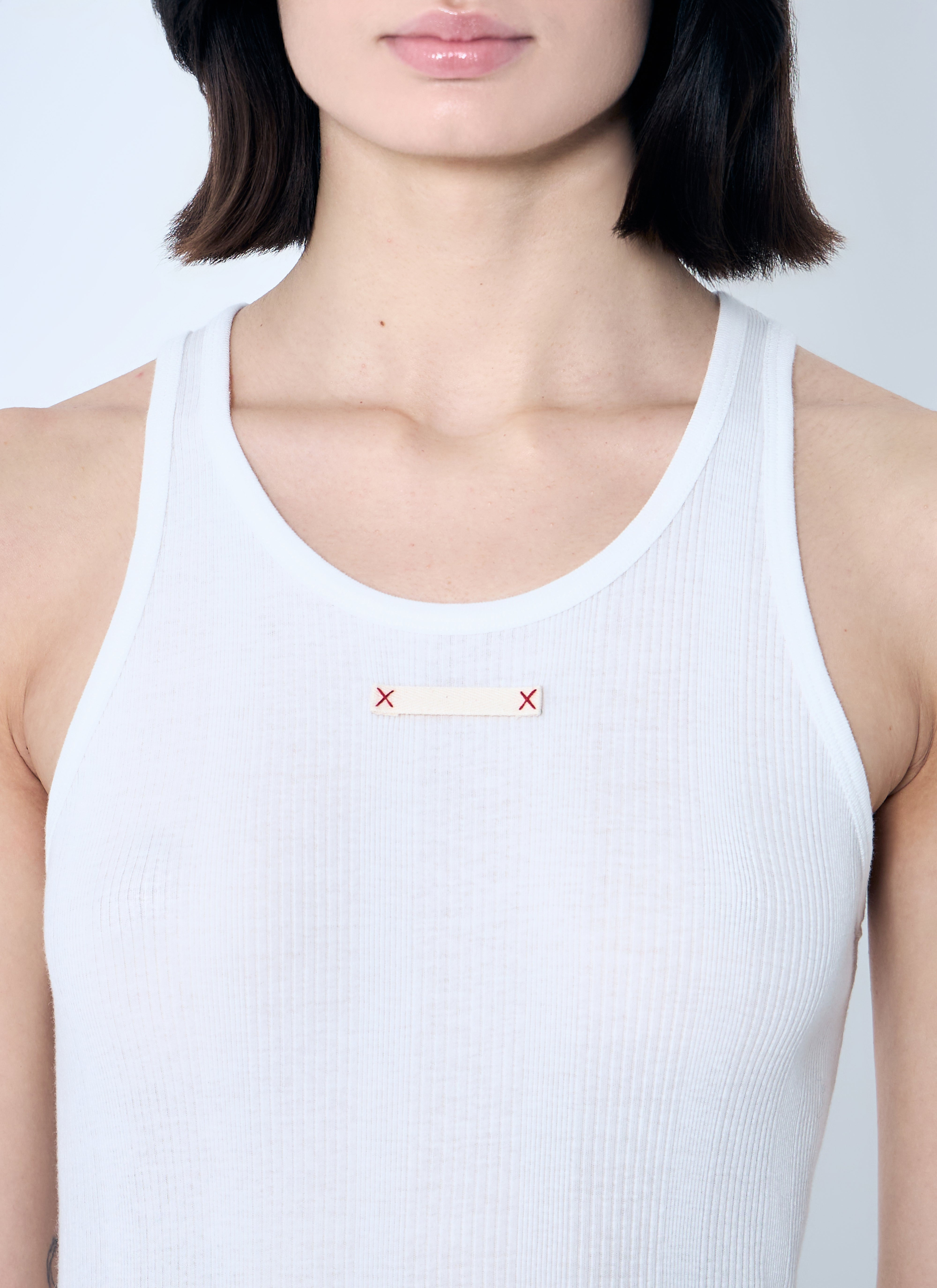 Maison Margiela Women Logo Patch Tank Top - 5