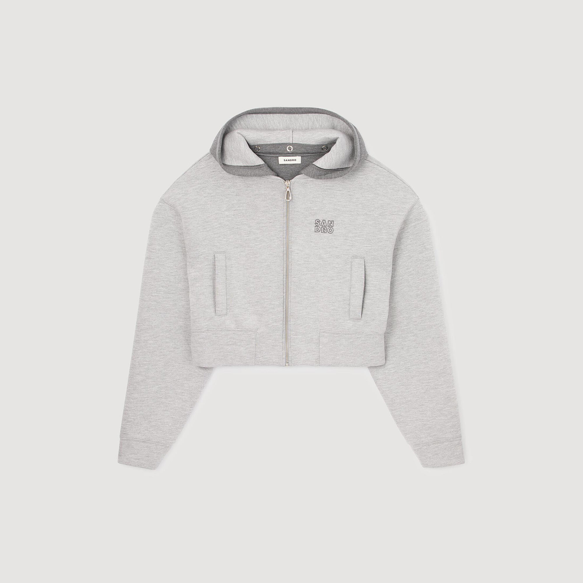 HOODED SWEATSHIRT JACKET - 6