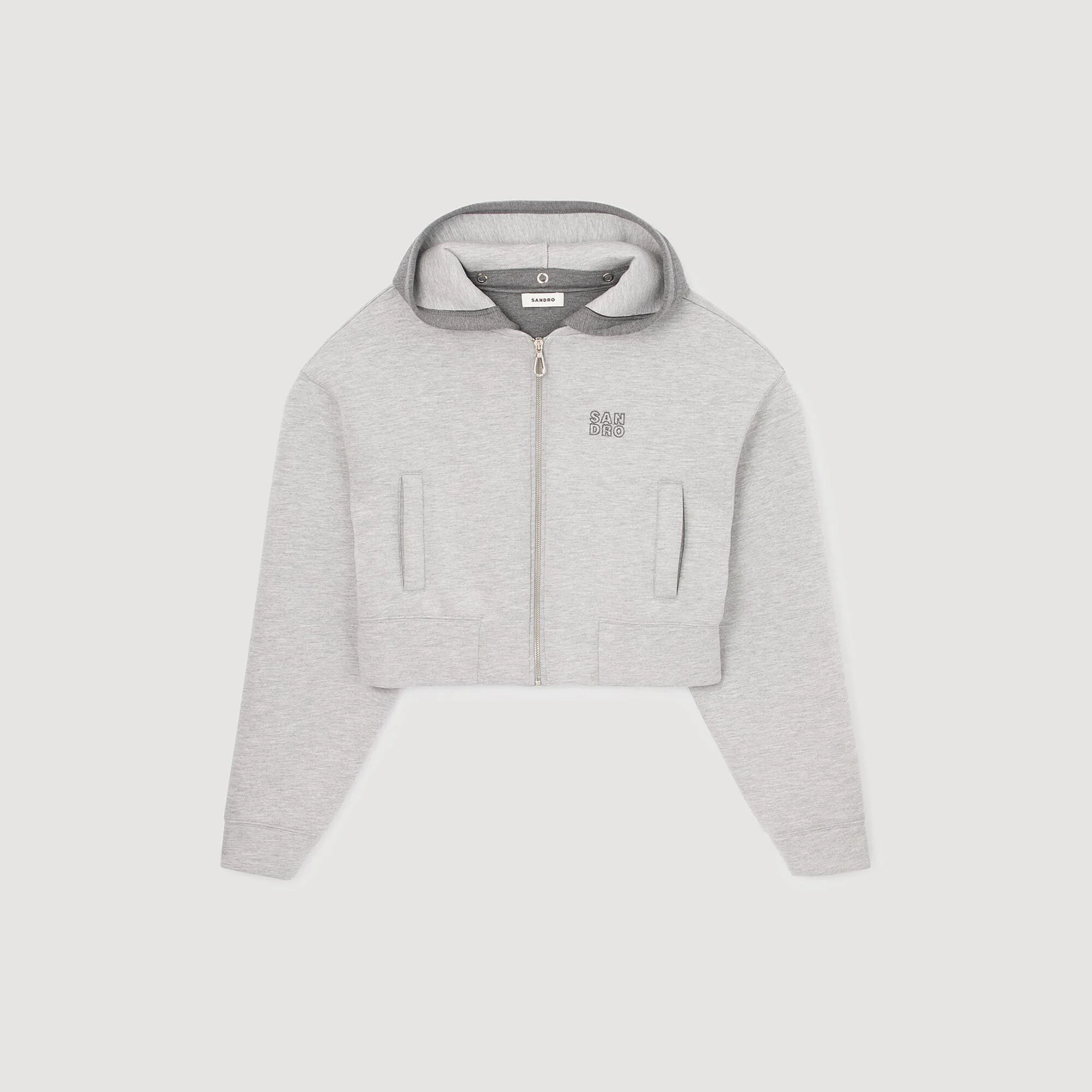 HOODED SWEATSHIRT JACKET - 1