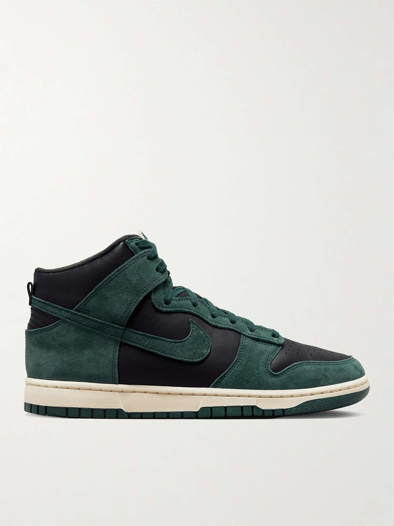 Dunk High Leather and Nubuck Sneakers - 1