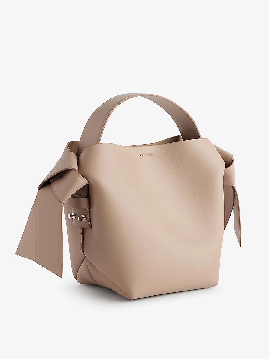 Musubi mini leather tote bag - 3