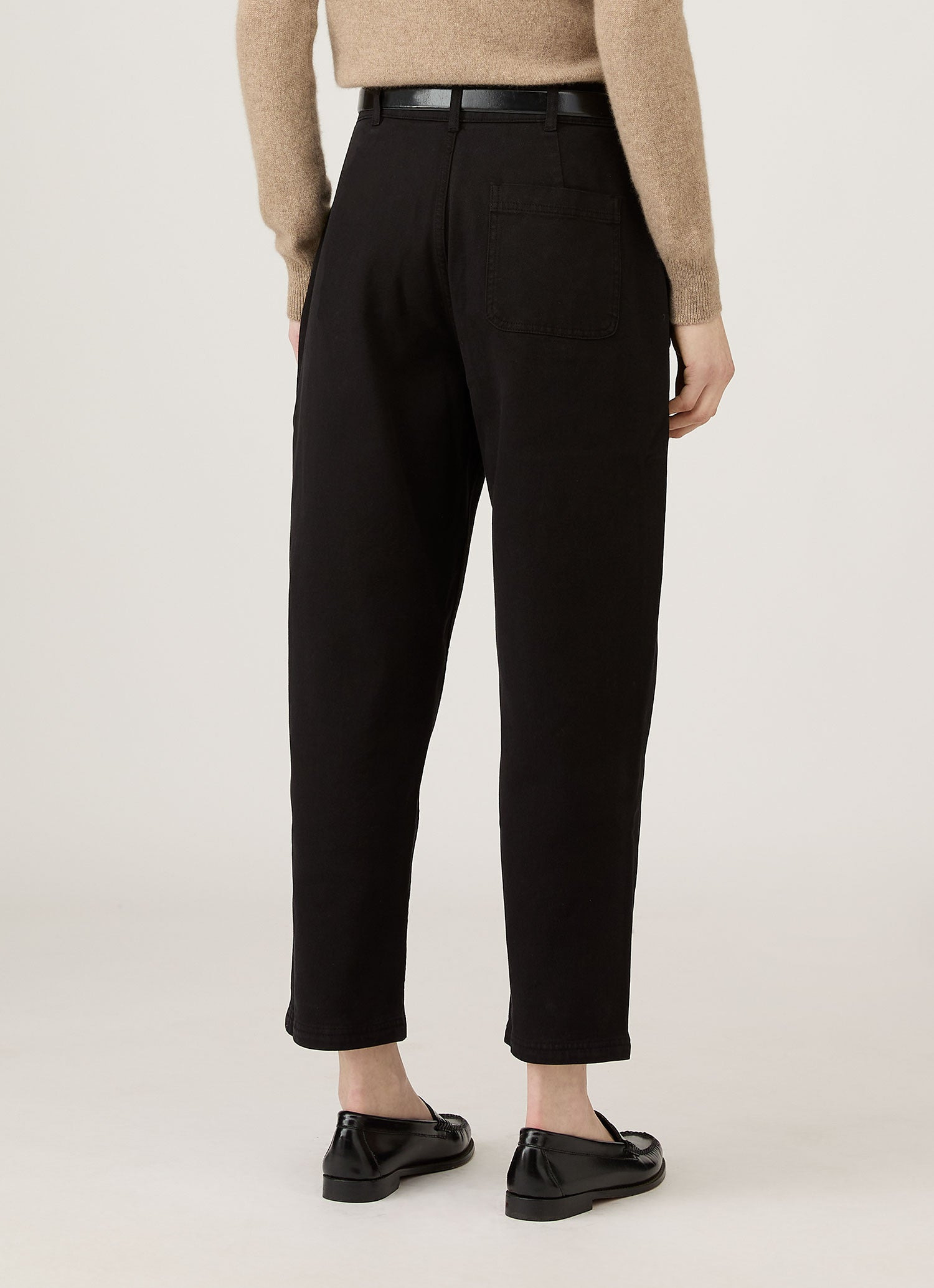 Cotton Tapered Trouser - 3