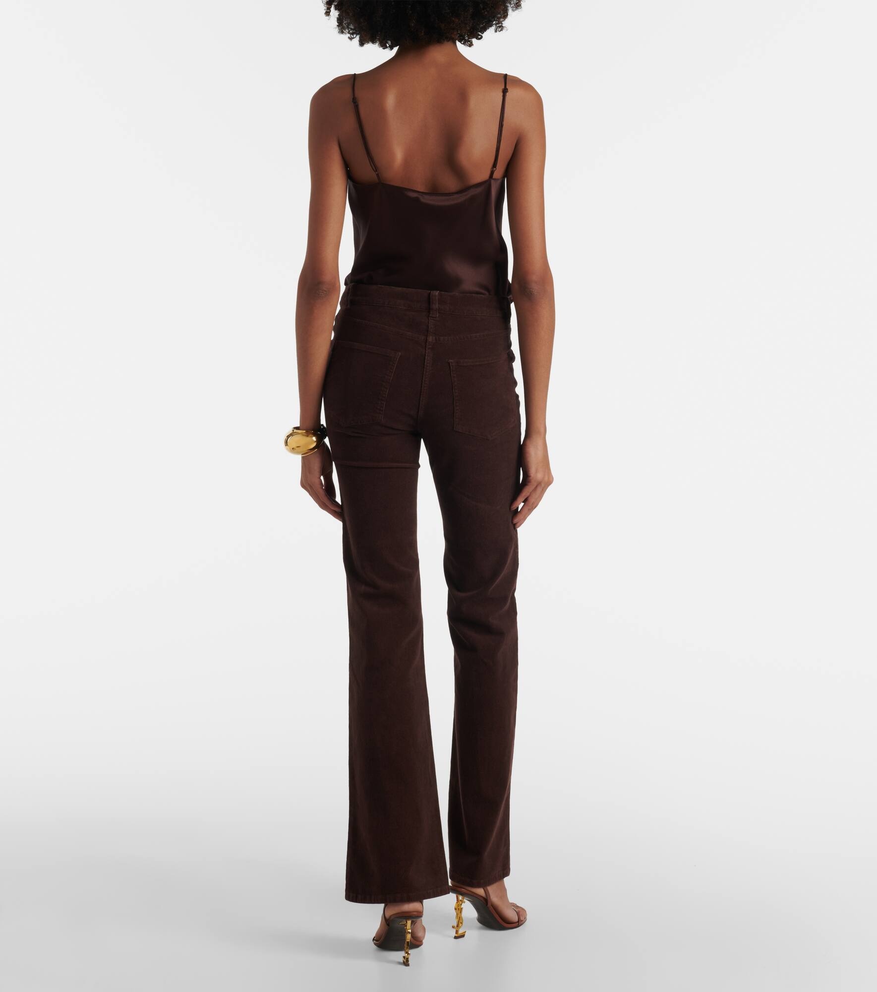 Celia corduroy straight pants - 3