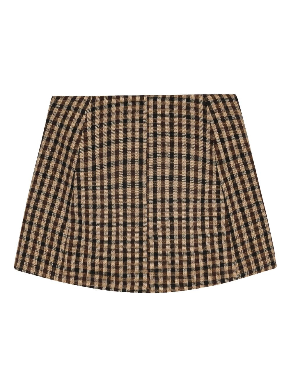 checked mini skirt - 6