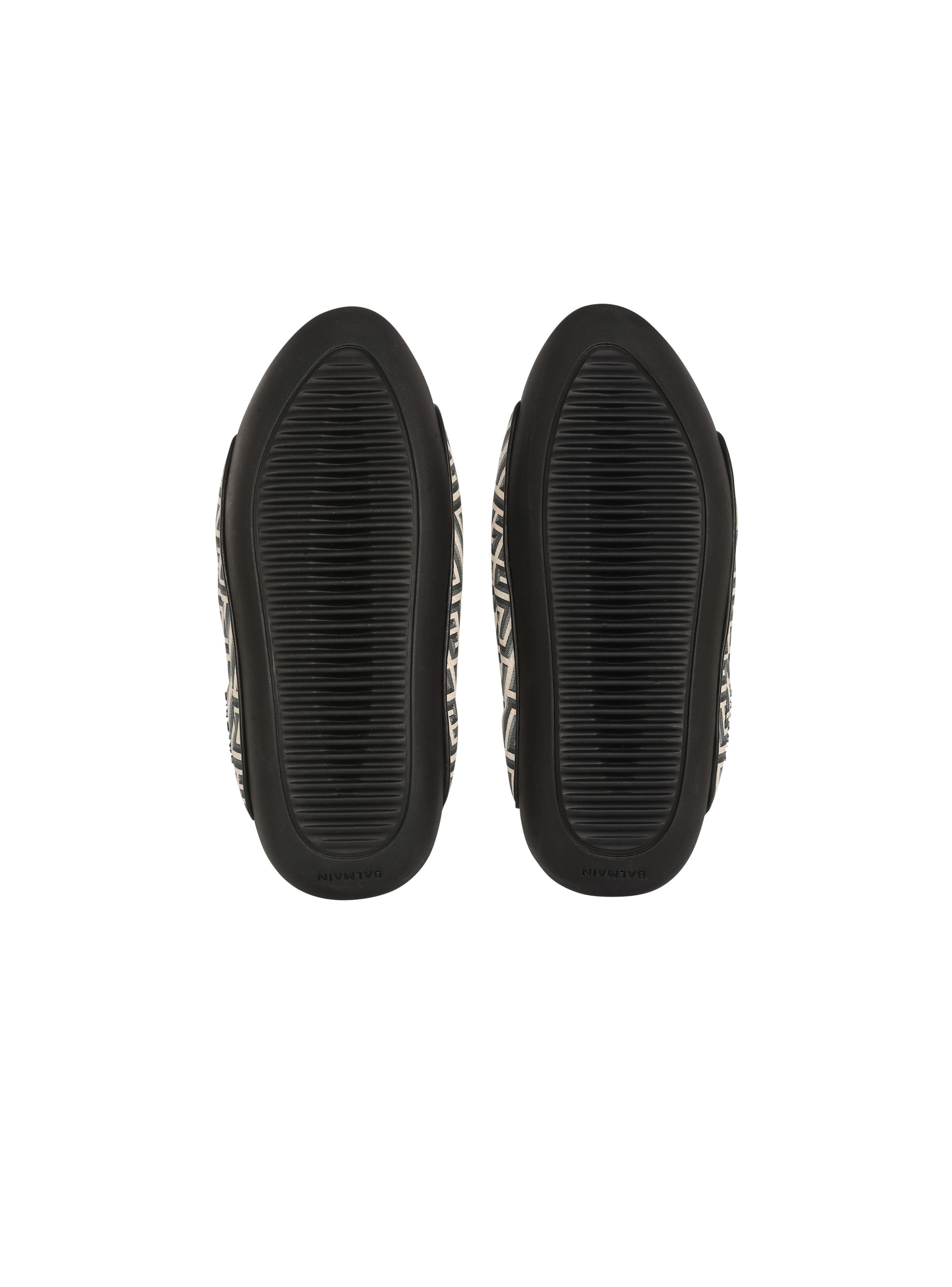 Quilted leather B-IT mules with Balmain monogram print - 5