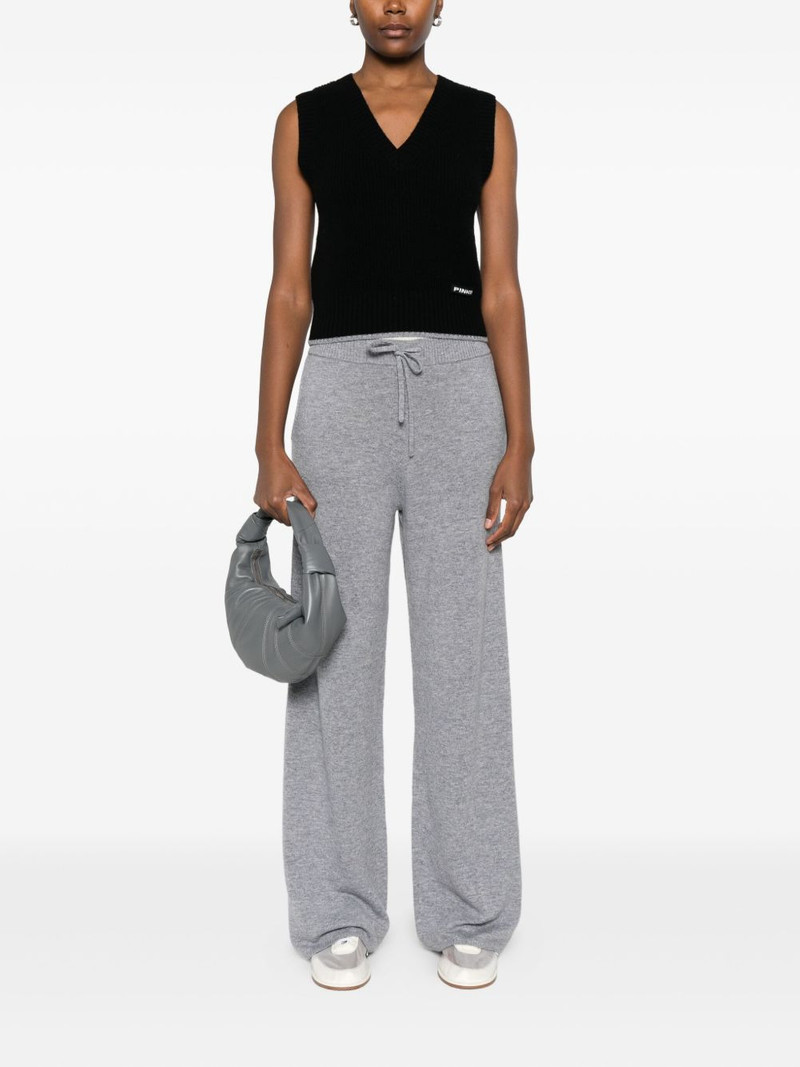 PINKO V-neck knitted vest outlook