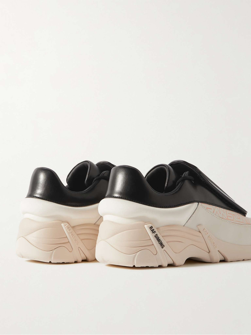 Antei Shell and PVC-Trimmed Leather Sneakers 5