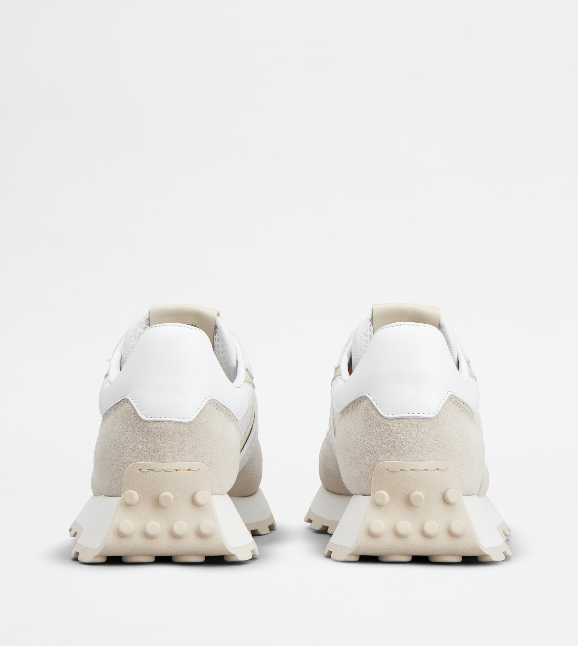 SNEAKERS IN SUEDE AND FABRIC - BEIGE - 2