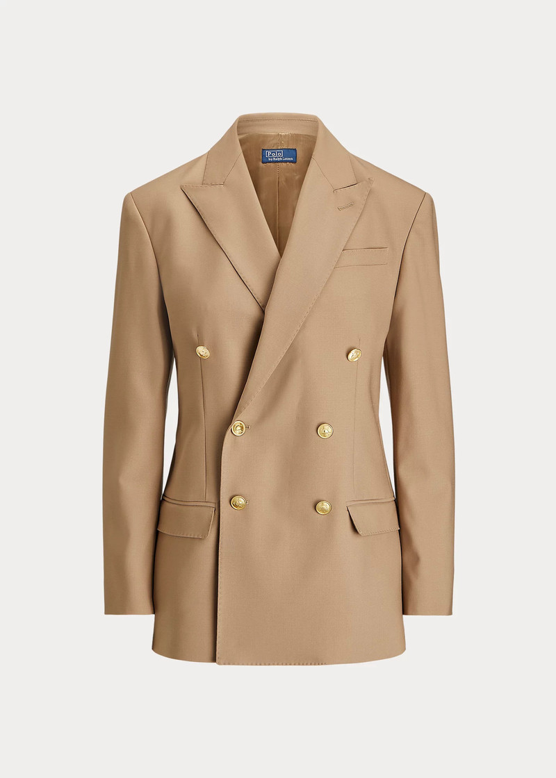 Double-Breasted Wool-Blend Blazer 1