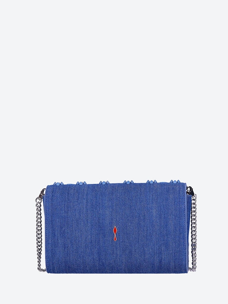 Christian Louboutin Women Paloma Toile Denim Clutch - 4