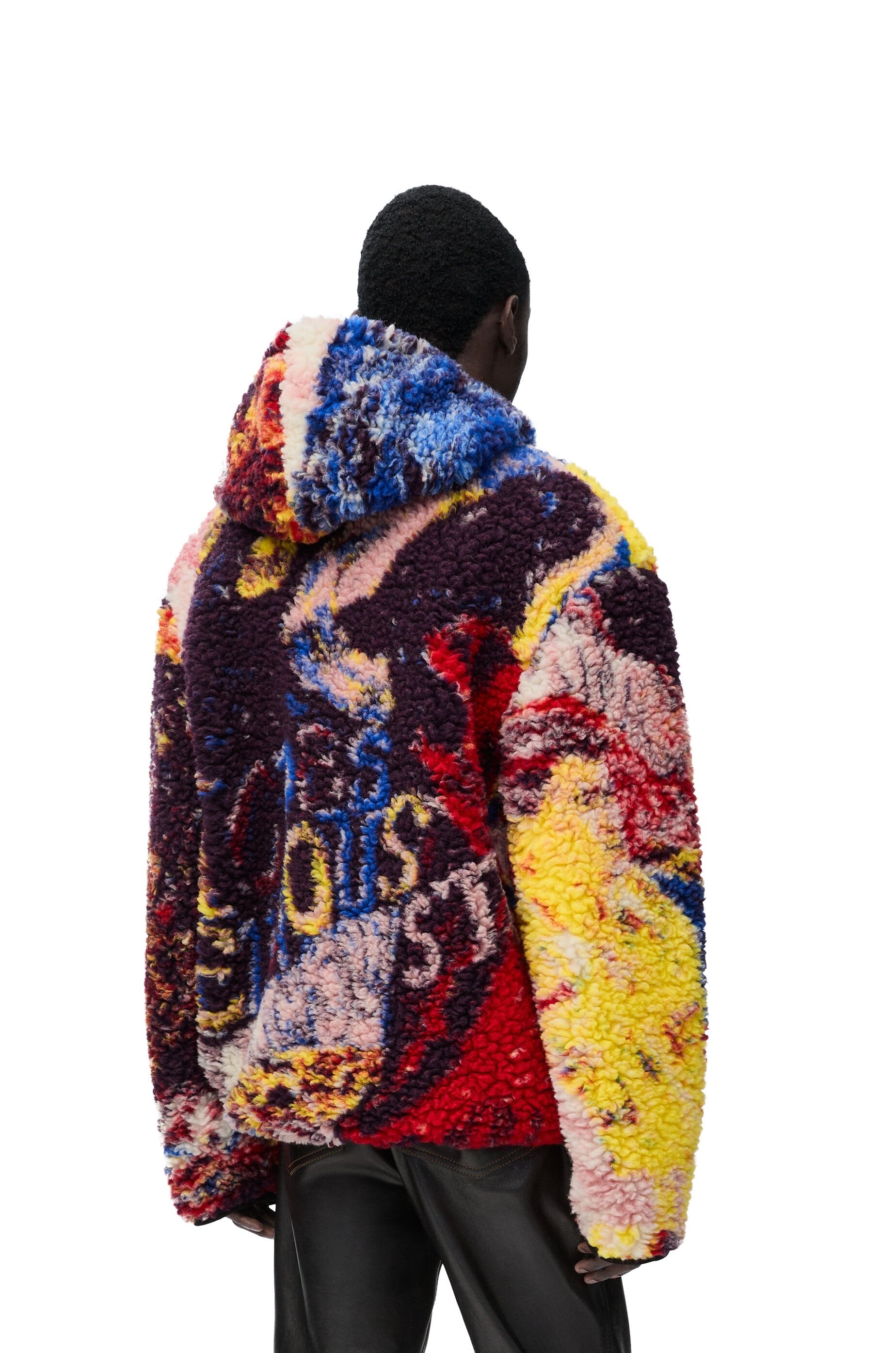 Hooded jacket in wool blend - 4