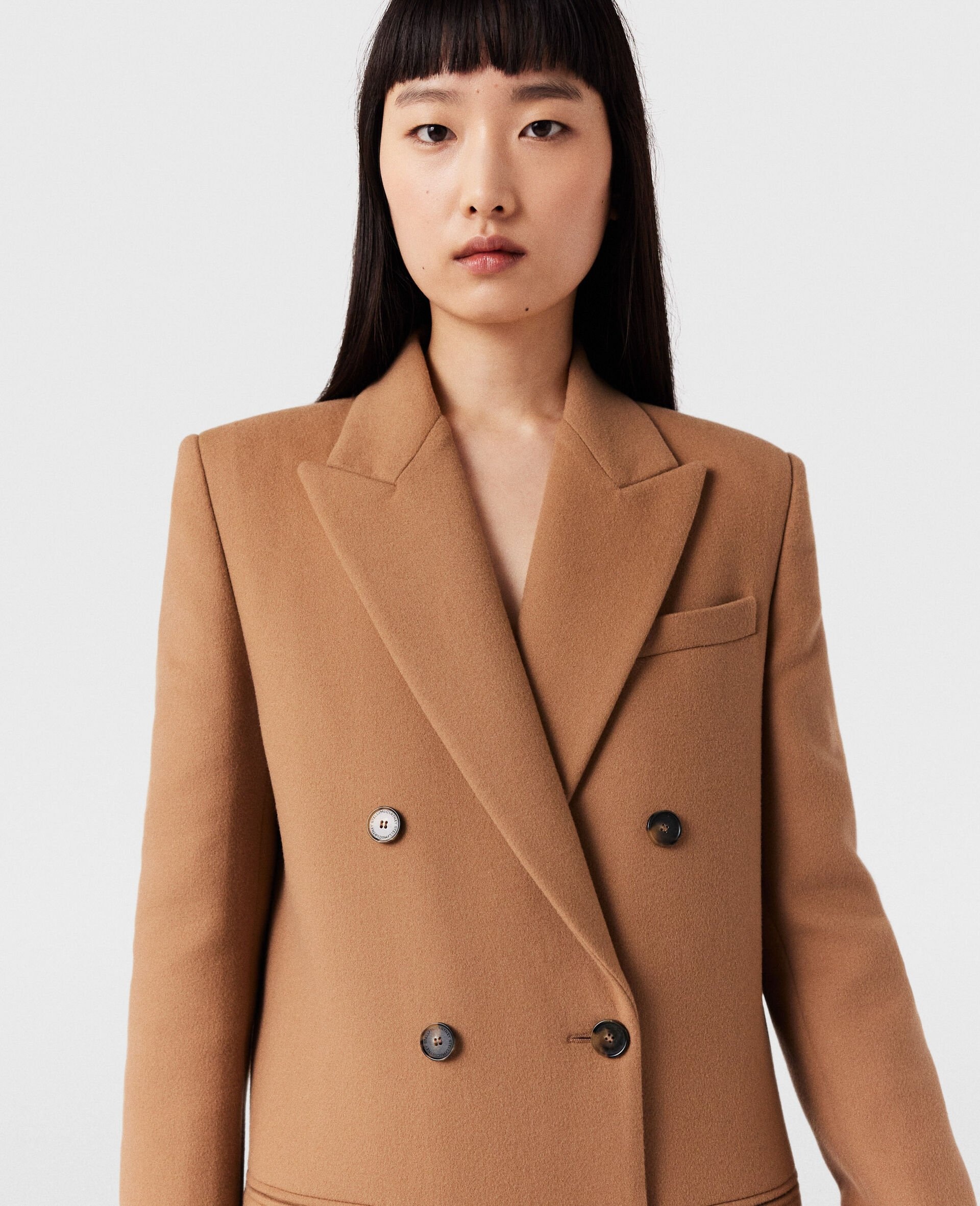 Double Breasted Longline Coat - 3