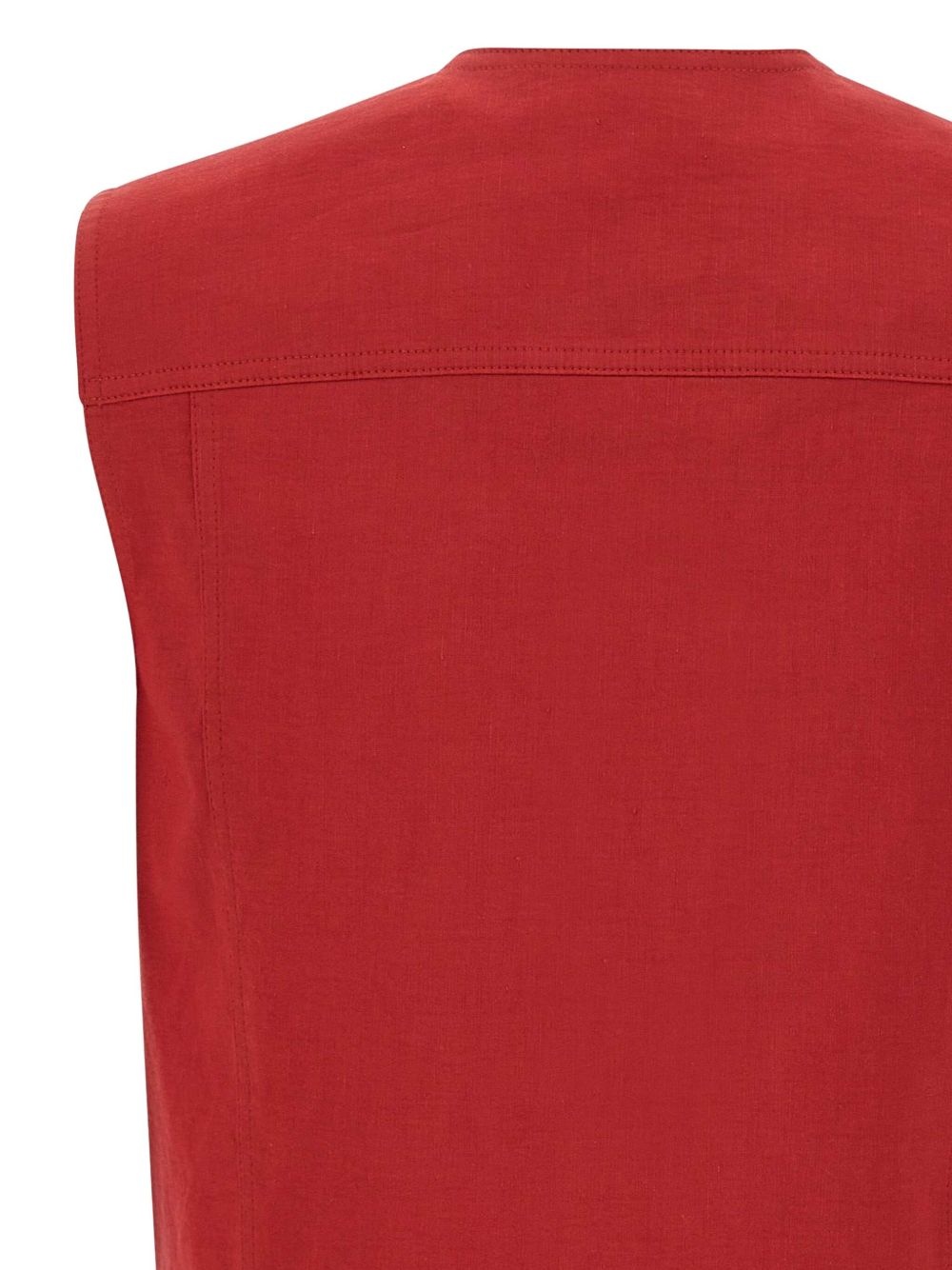 button-down vest - 6