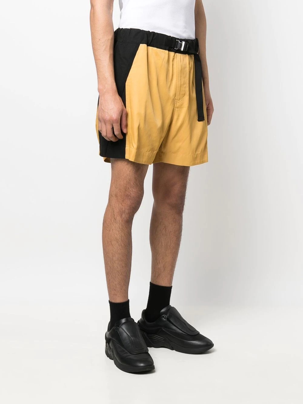 panelled buckled deck shorts - 3