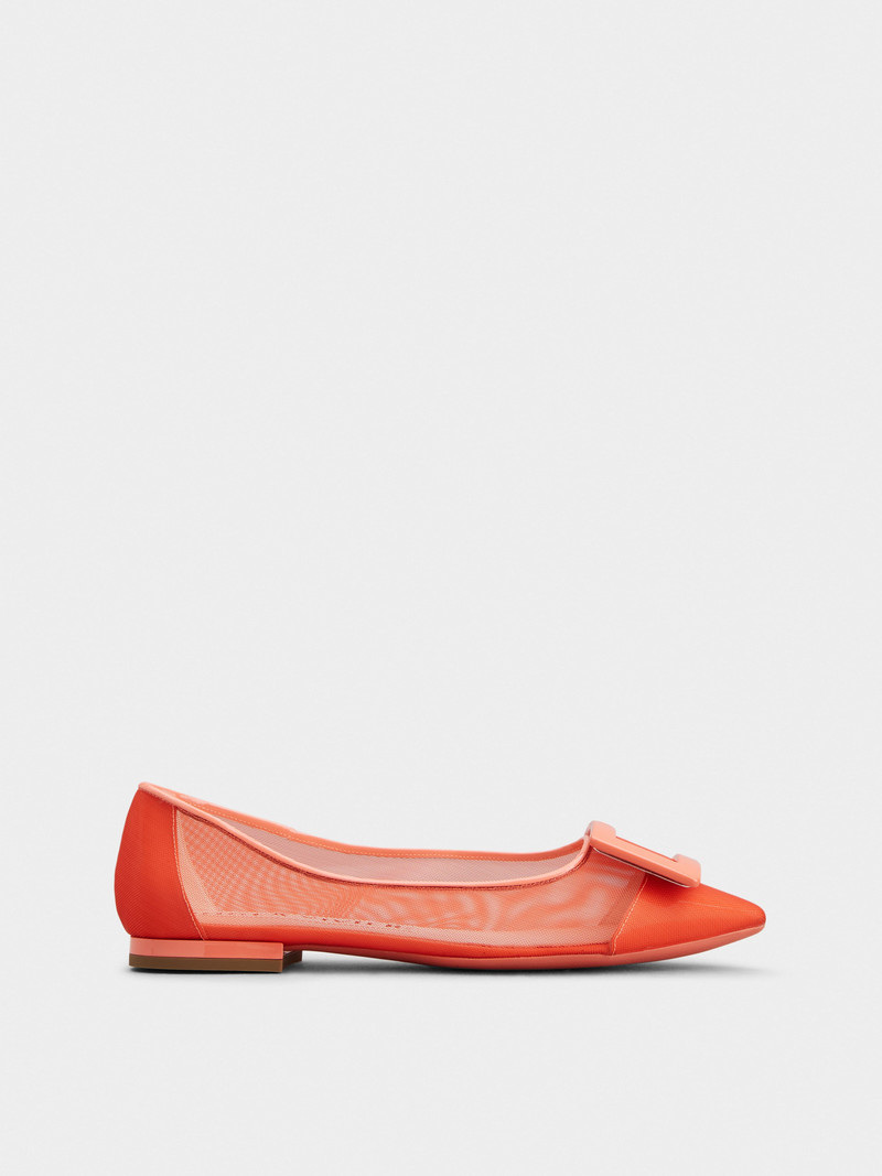 Gommettine Ballerinas in net fabric - 1