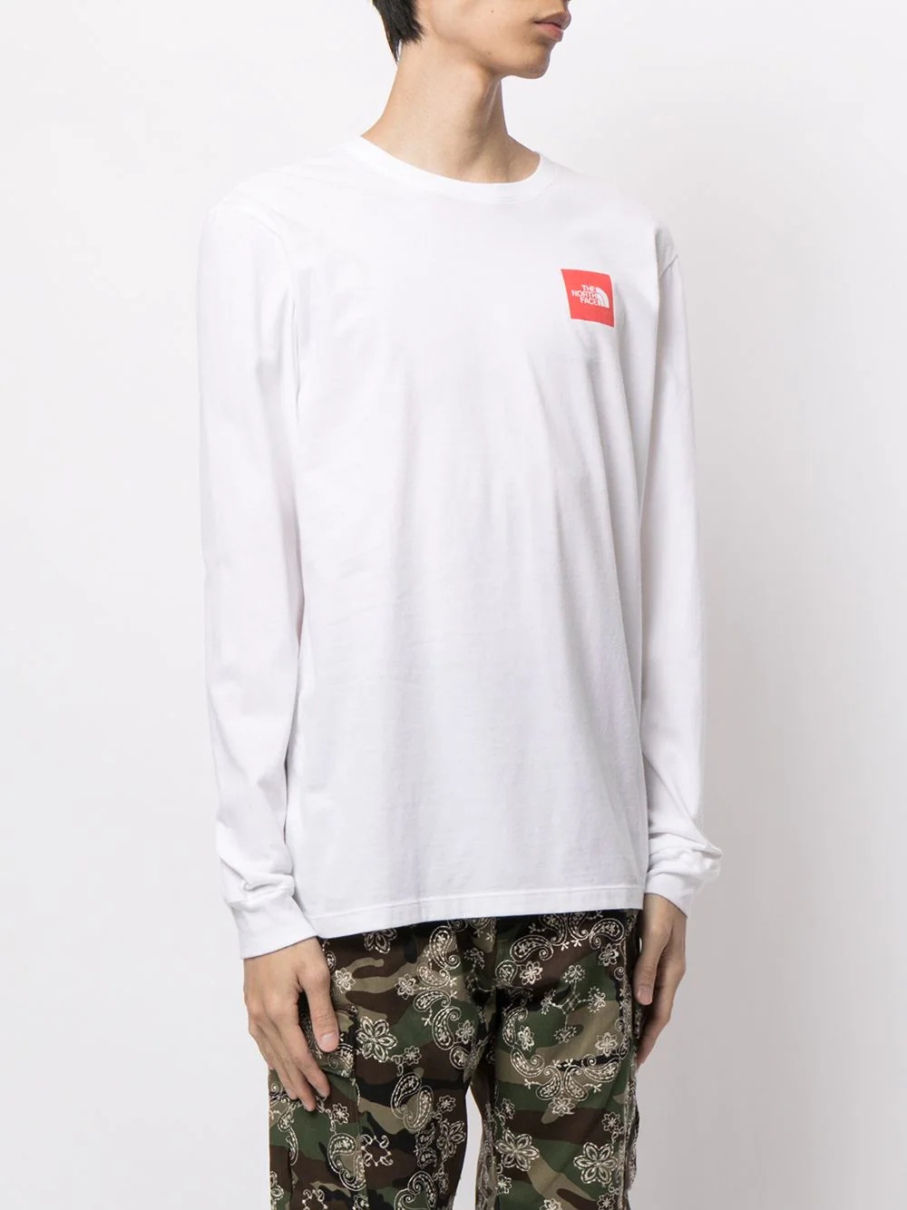 logo-print long-sleeved T-shirt - 3