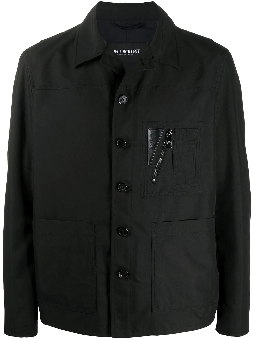 patch pocket lightweight jacket - 1