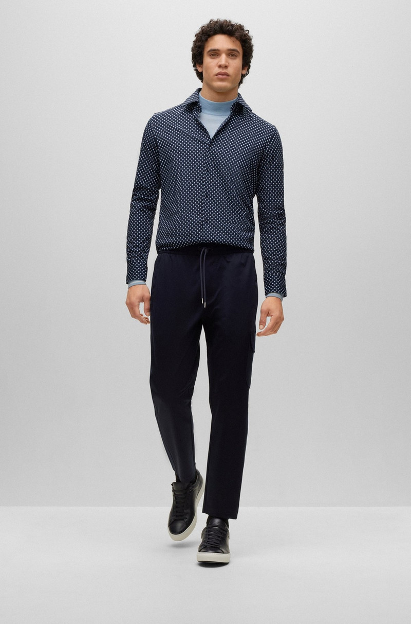 BOSS SLIM-FIT SHIRT IN PERFORMANCE-STRETCH COTTON BLEND outlook