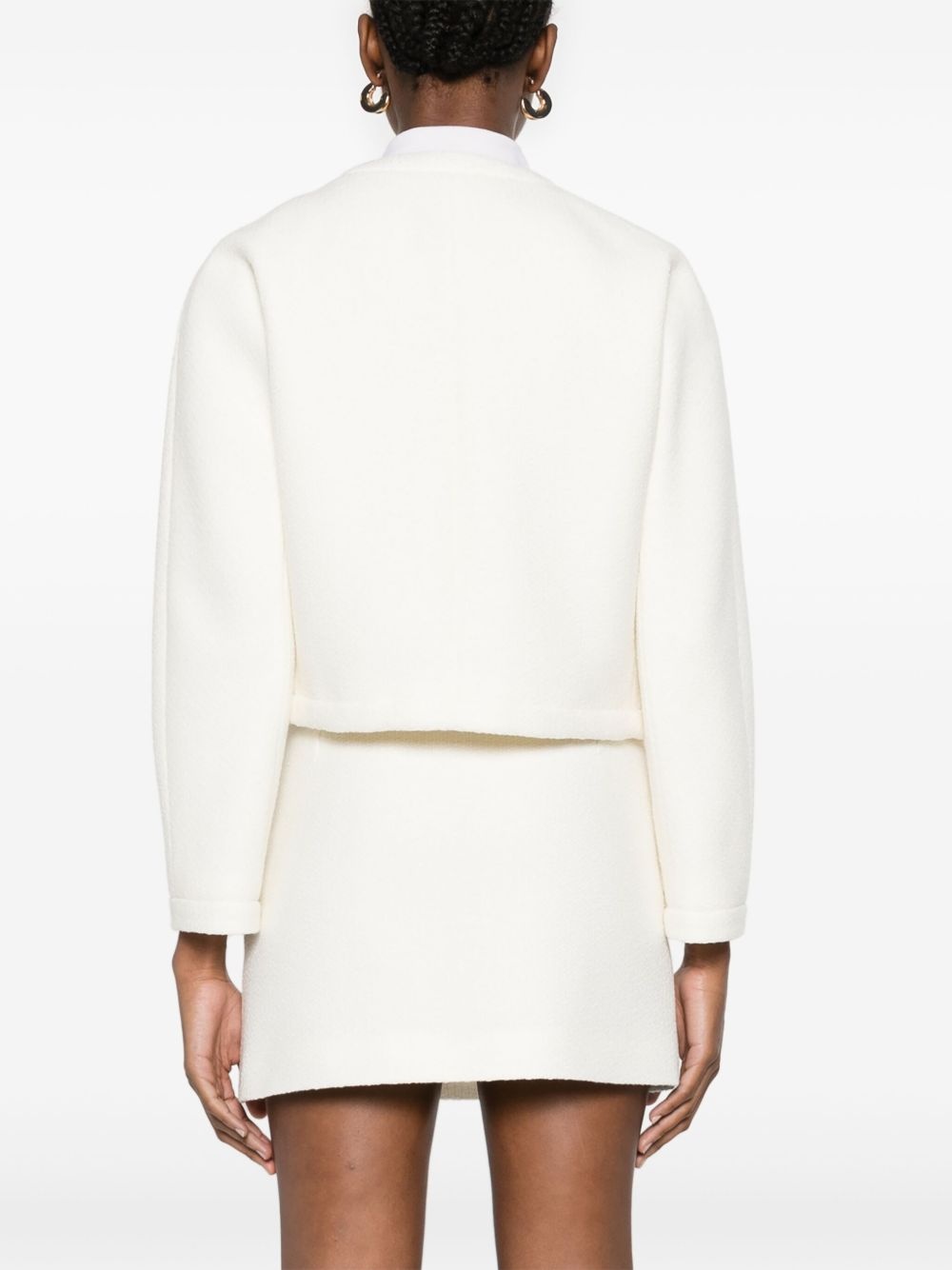 bouclé jacket - 4