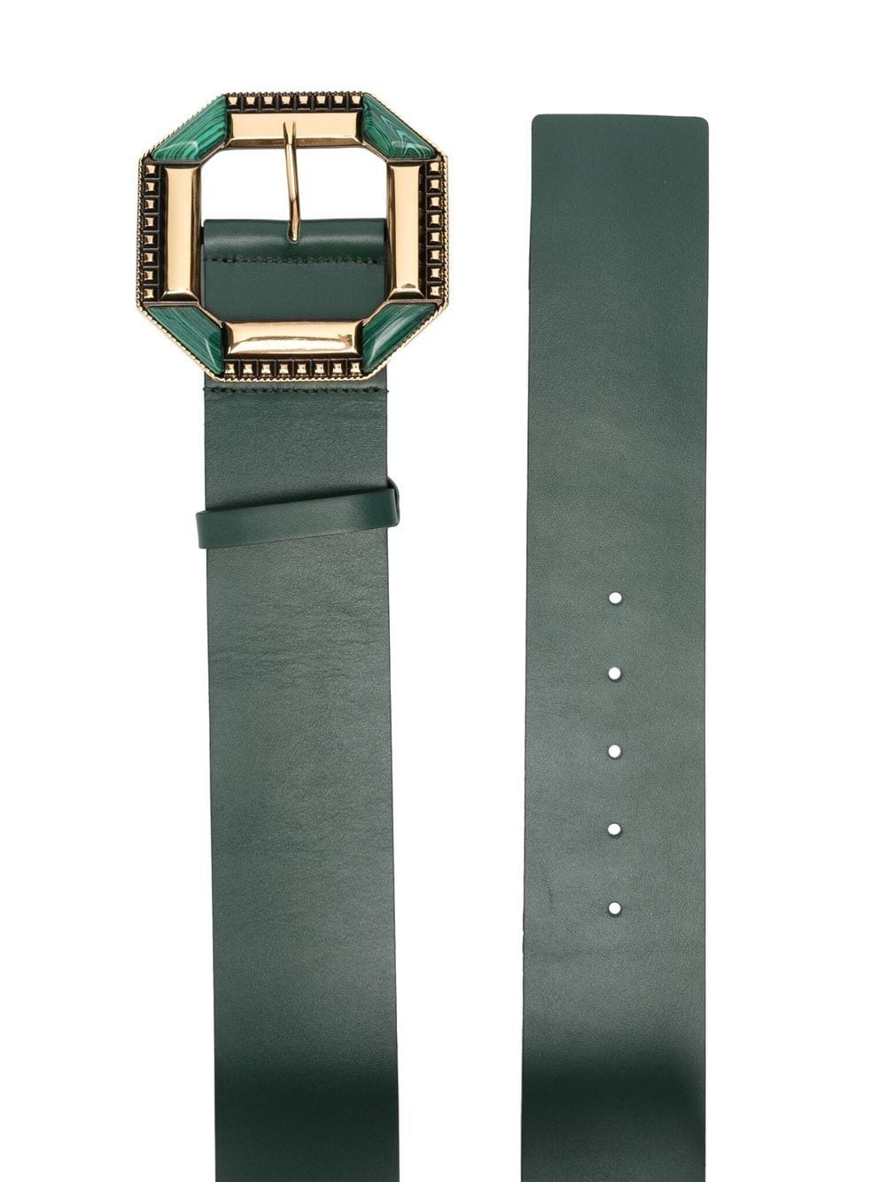 buckled calf-leather belt - 2