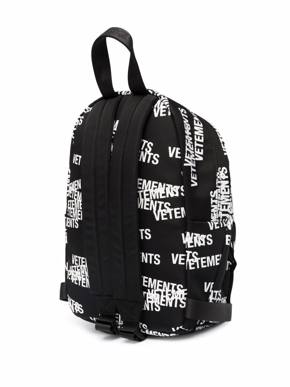 logo-print backpack - 3