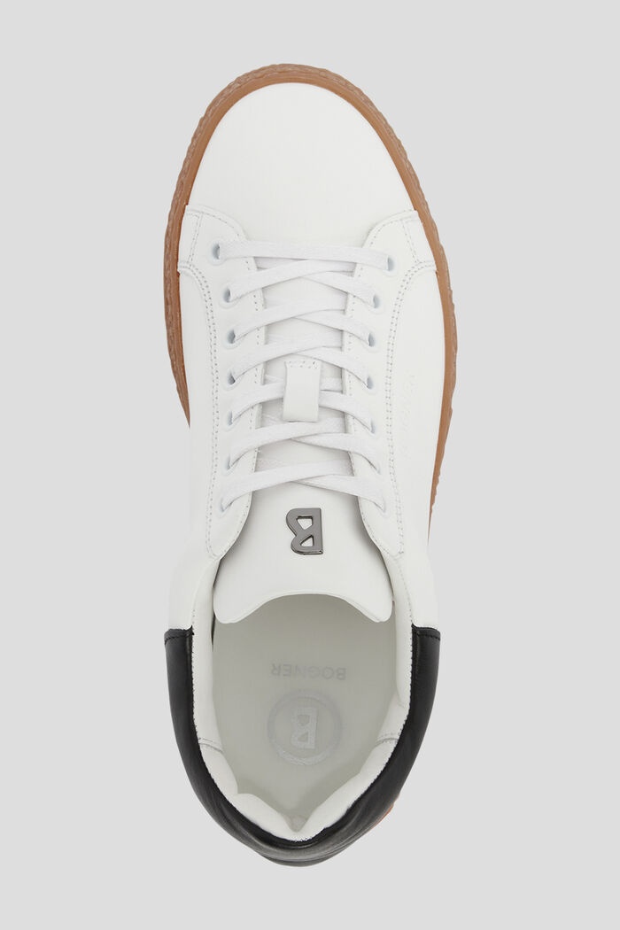 Cleveland Sneakers in White/Brown - 5