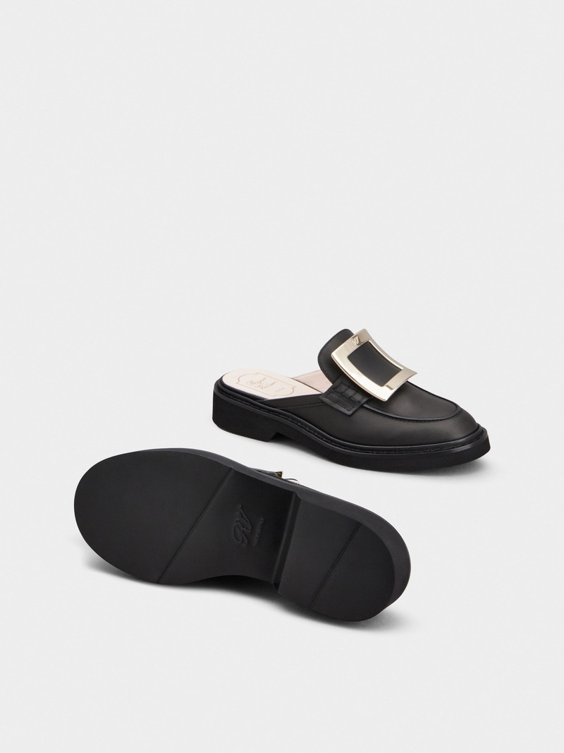 Viv' Rangers Mules in leather 5