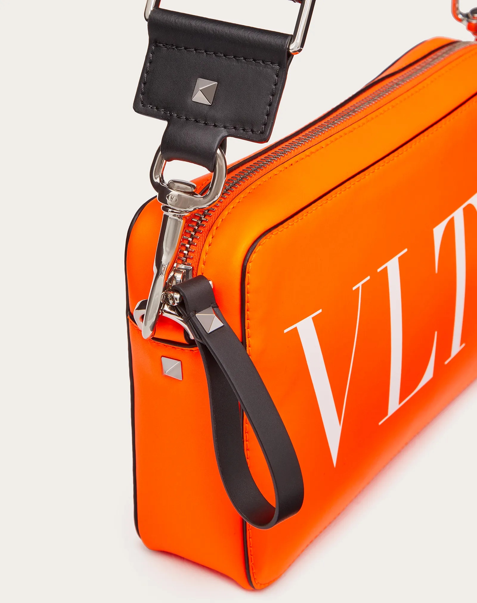 VLTN Fluorescent Leather Crossbody Bag - 5