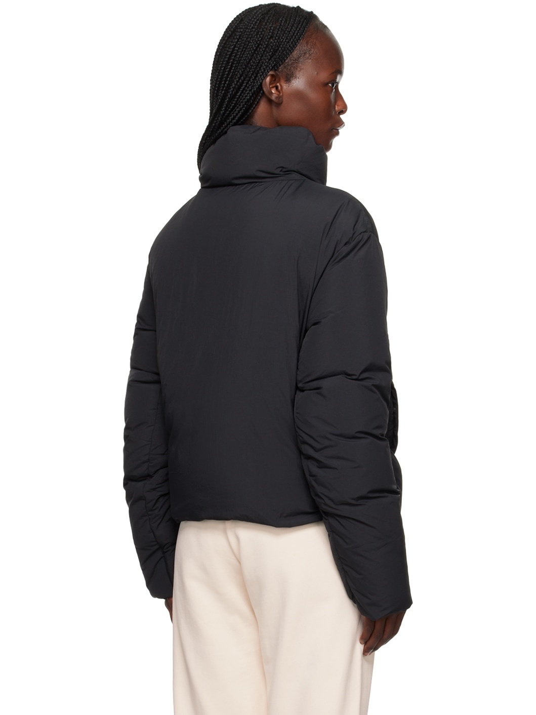 Black 'Black Label' Junction Down Jacket - 3