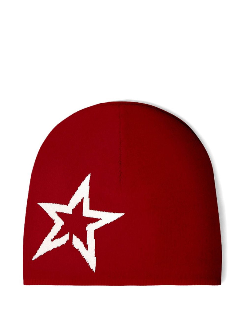 star-print beanie 1