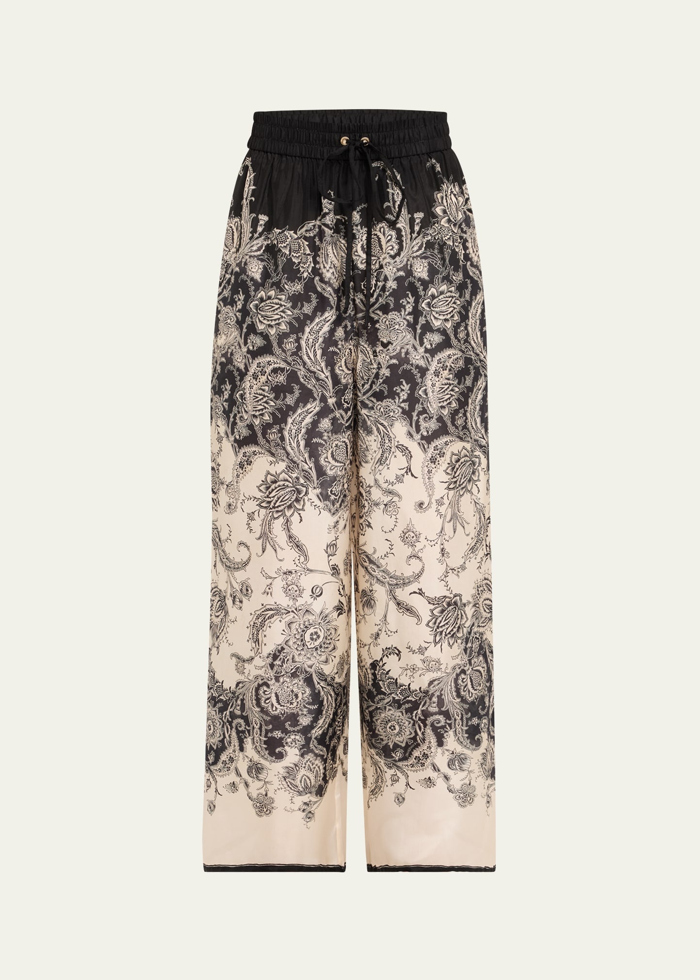 Rhiannon Relaxed Silk Pants - 1