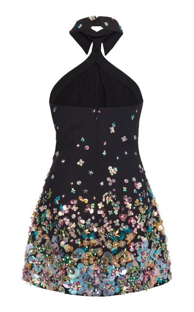 Valentino Embellished Wool-Silk Mini Dress multi outlook