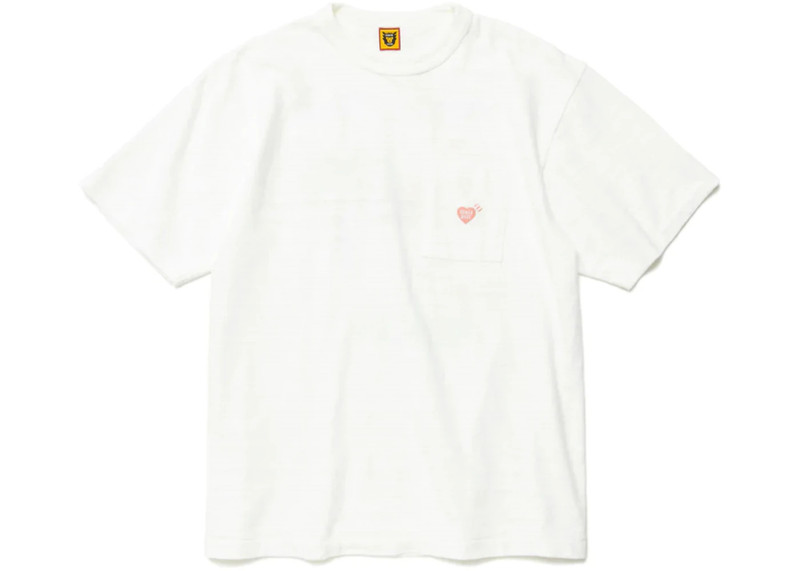 Human Made Flamingo Pocket T-Shirt White - 1