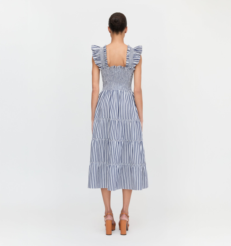 The Ellie Nap Dress - Navy Stripe 4