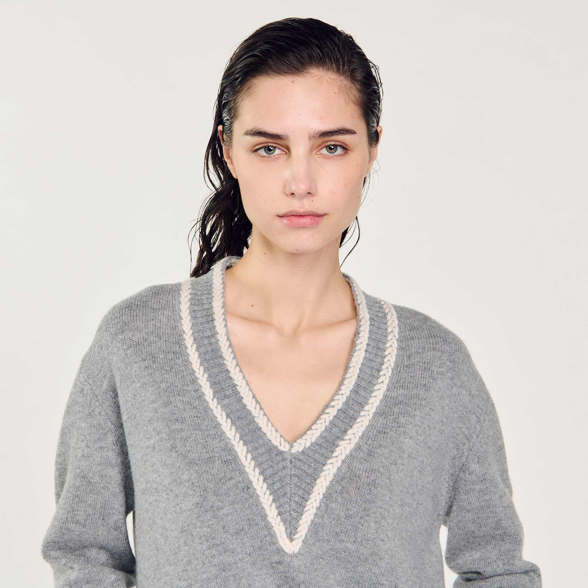 WOOL AND CASHMERE JUMPER - 4