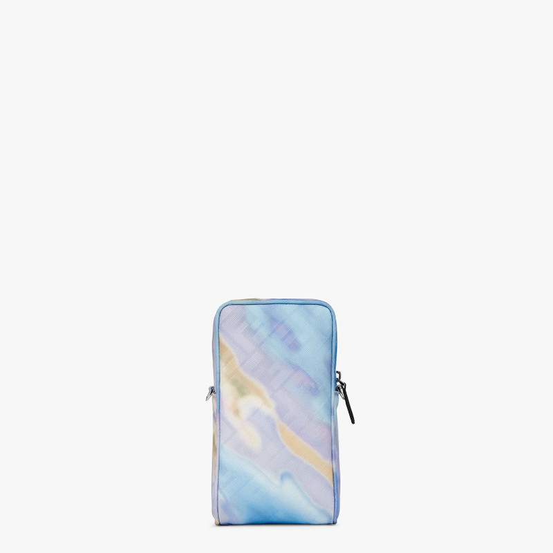 FENDI Light blue fabric smartphone holder outlook