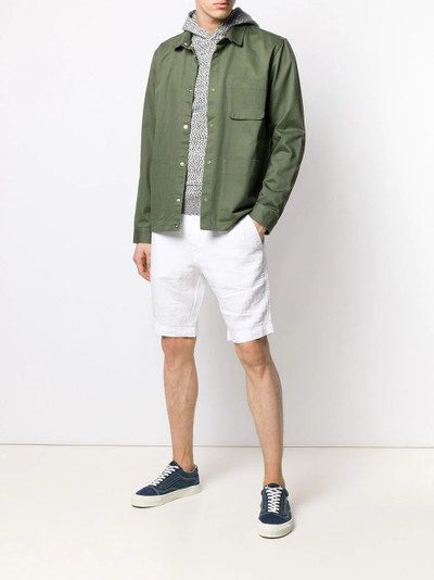 Aspesi wrinkled effect deck shorts outlook