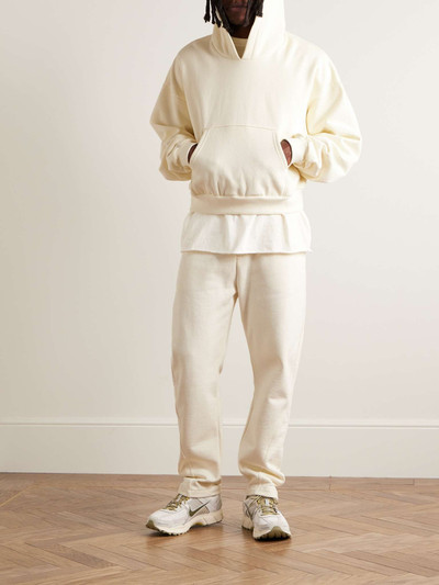 John Elliott Studio Fleece Tilted Cropped Cotton-Jersey Hoodie outlook