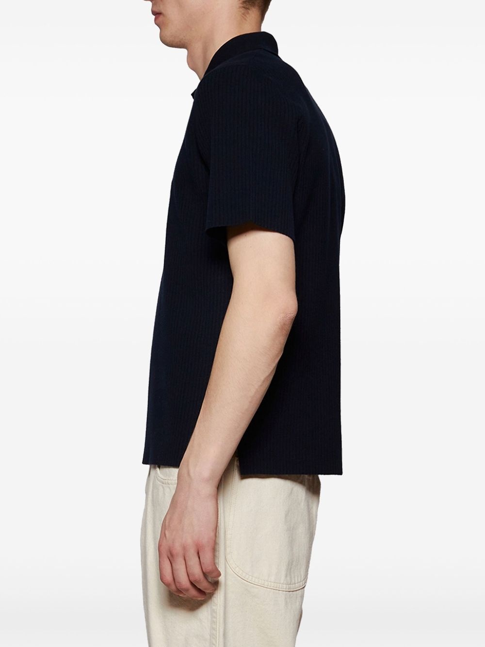 knitted polo shirt - 4