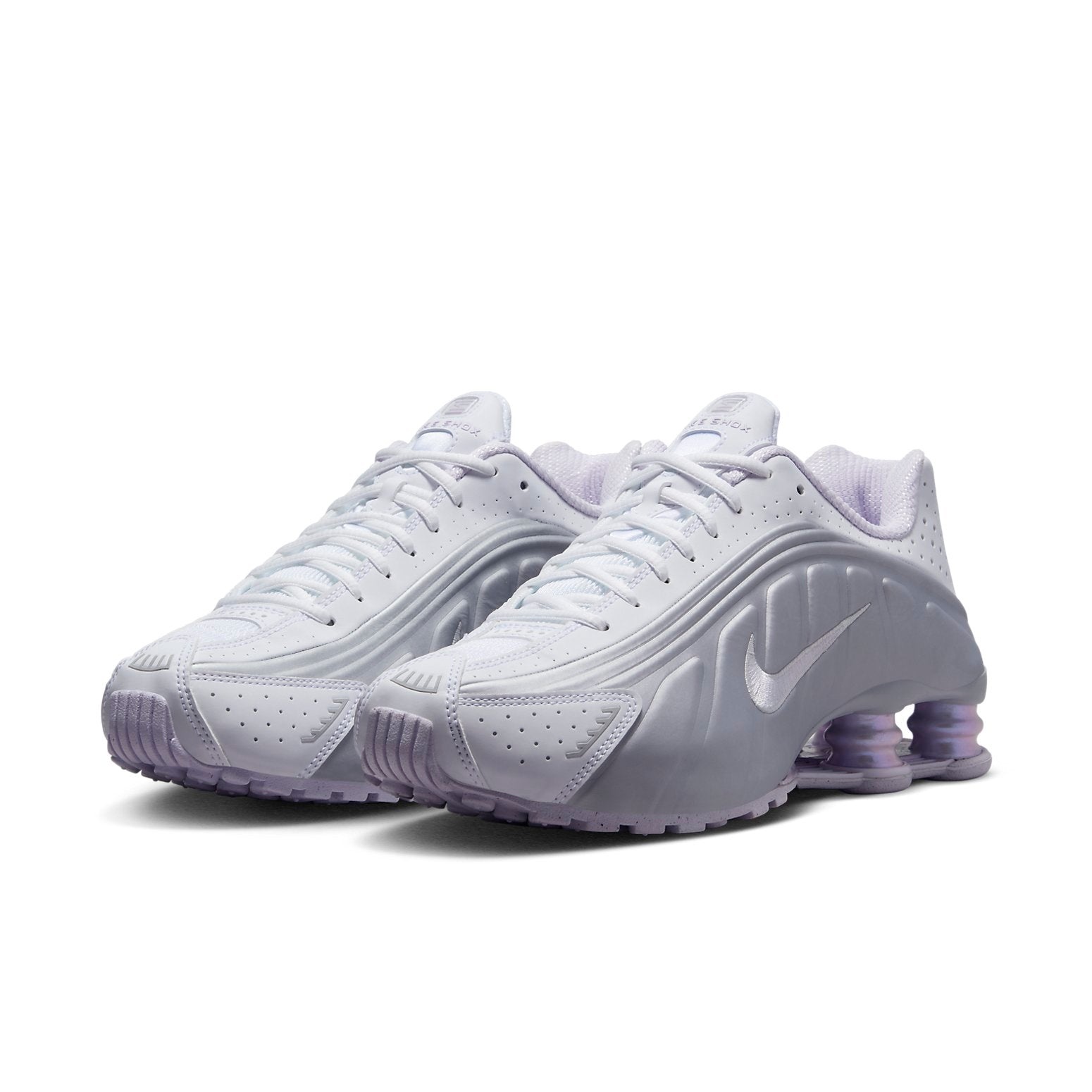 (WMNS) Nike Shox R4 'White Metallic Platinum' HF5076-100 - 3