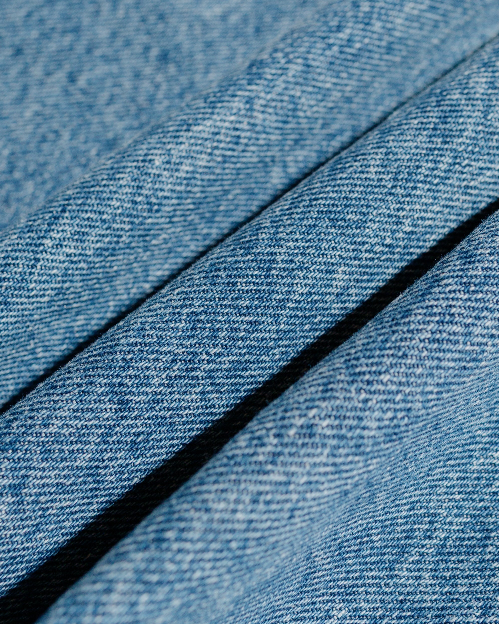 Men's Recycle Cotton Denim Mid Blue - 6