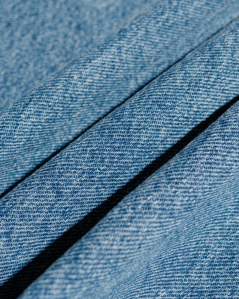 Men's Recycle Cotton Denim Mid Blue 6