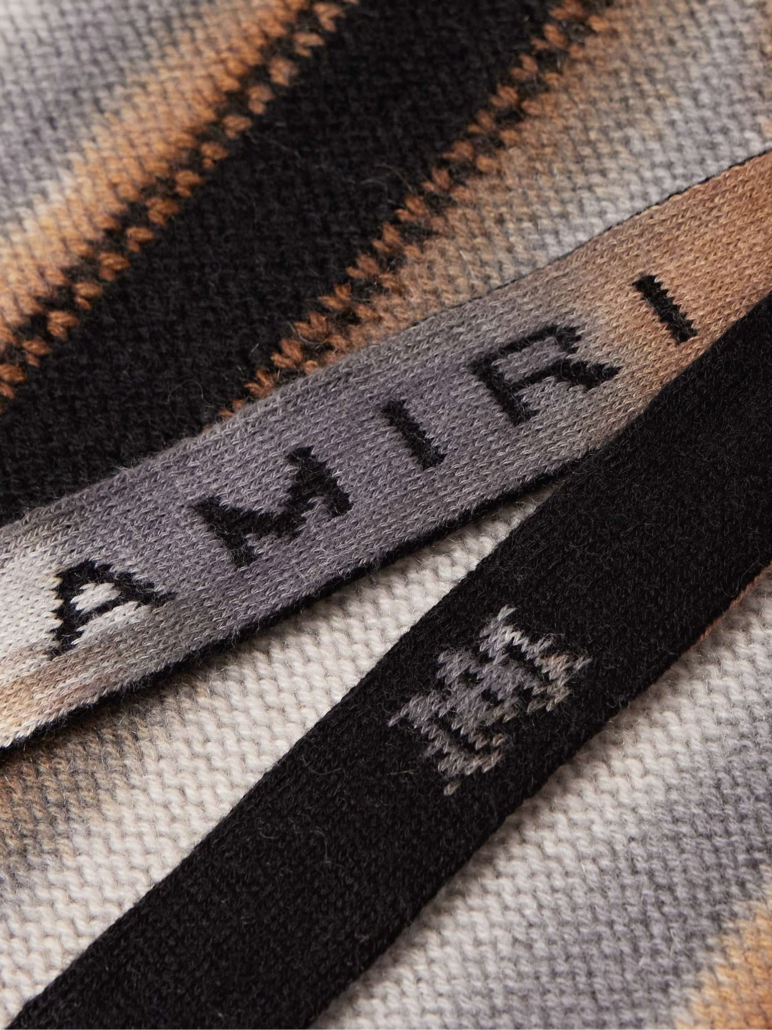 Baja Striped Cashmere and Wool-Blend Hoodie - 4