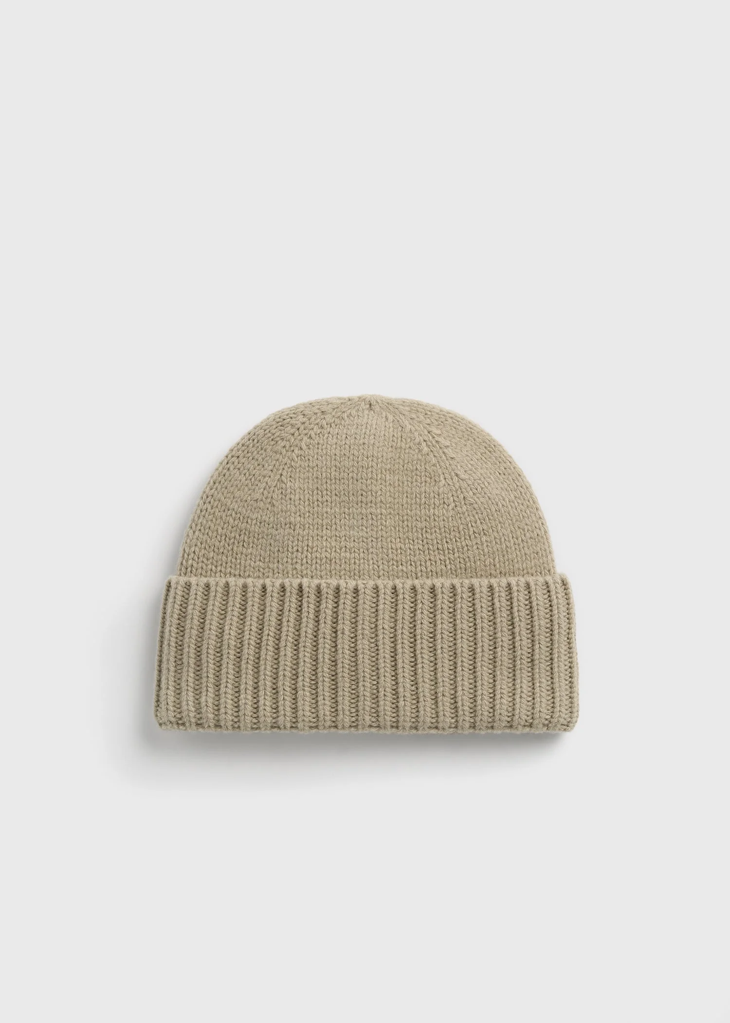 Lambswool beanie sage - 1