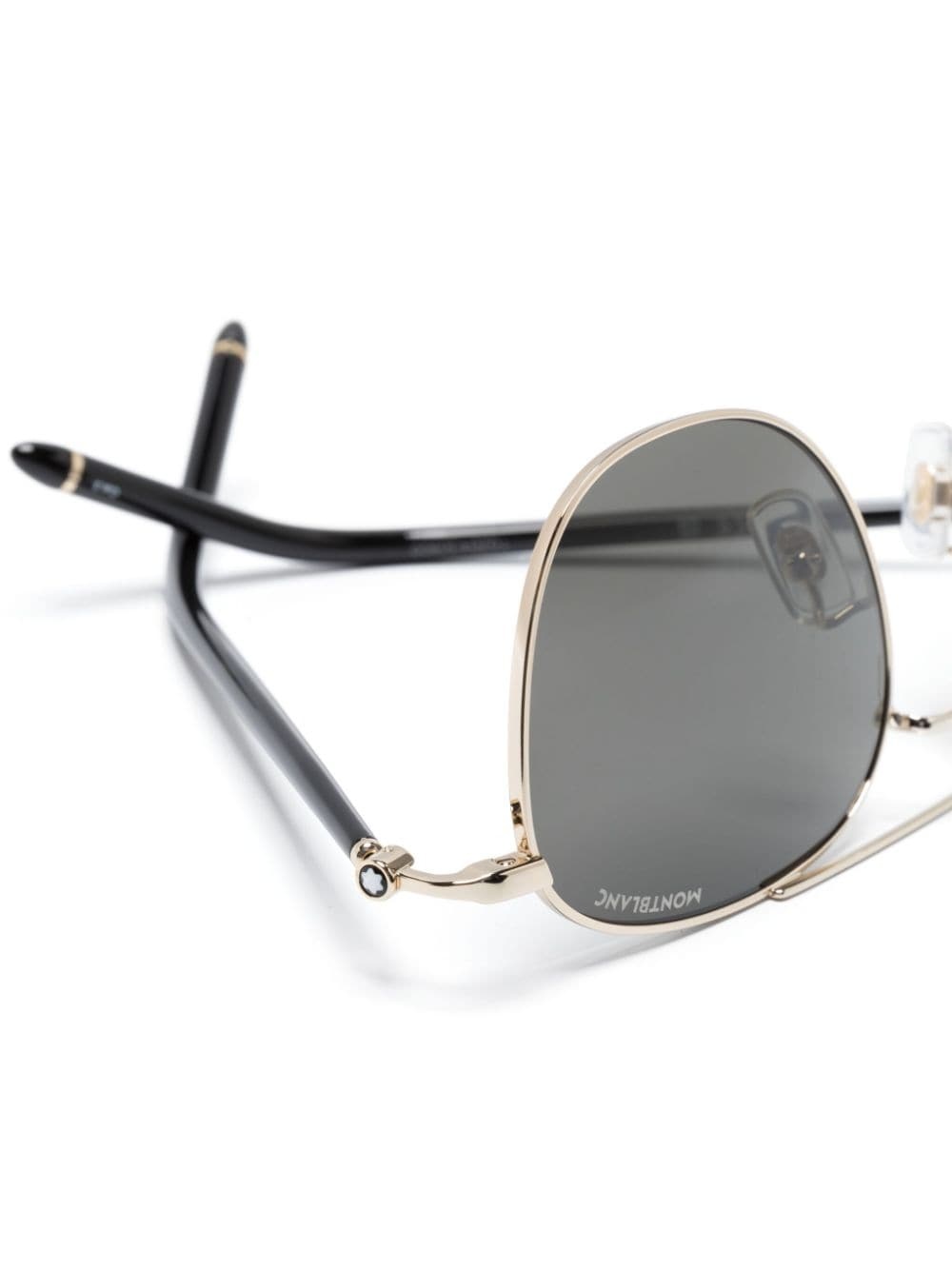 raised-bridge square-frame sunglasses - 3