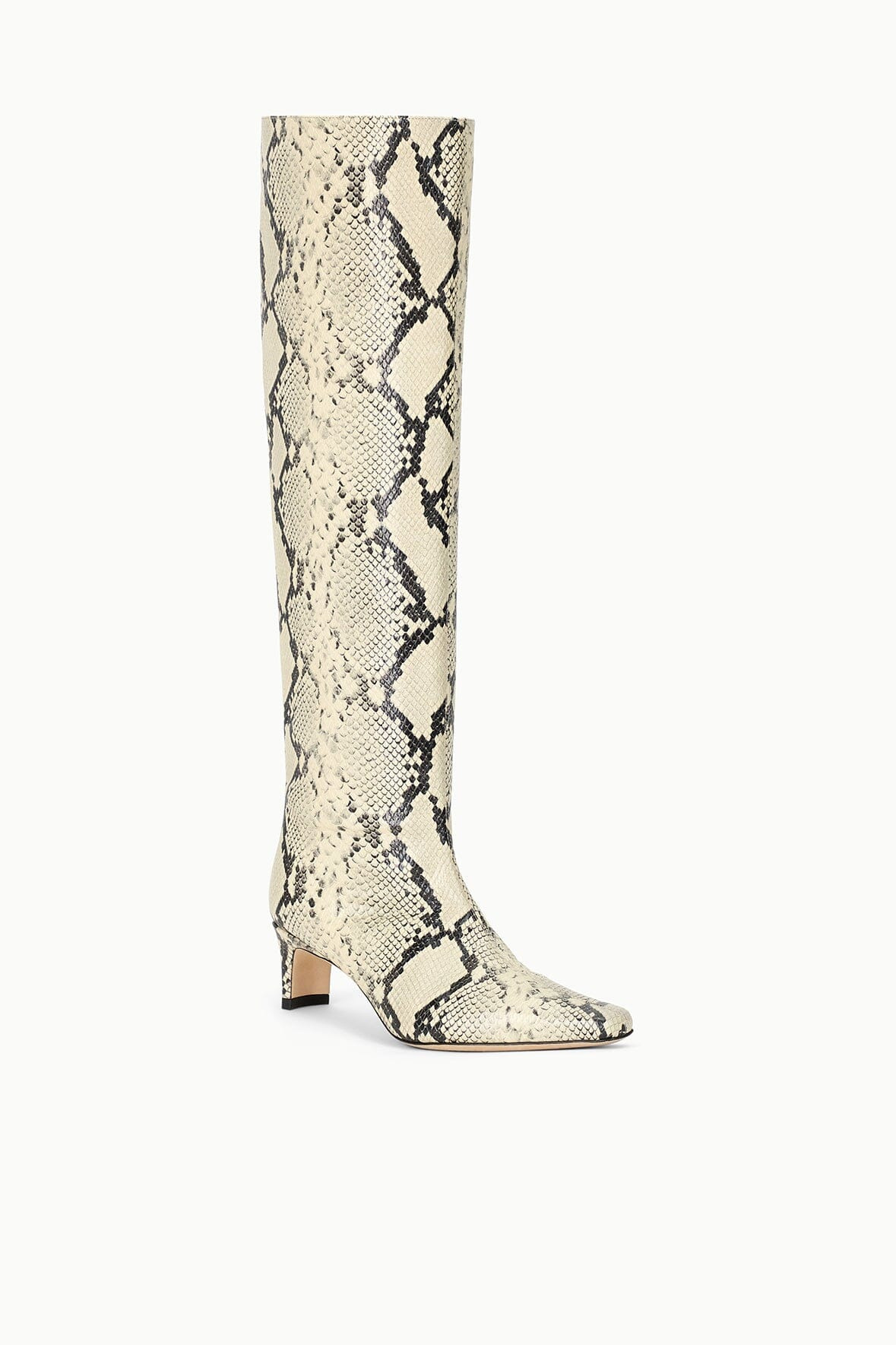 STAUD WALLY BOOT WHITE SNAKE - 3