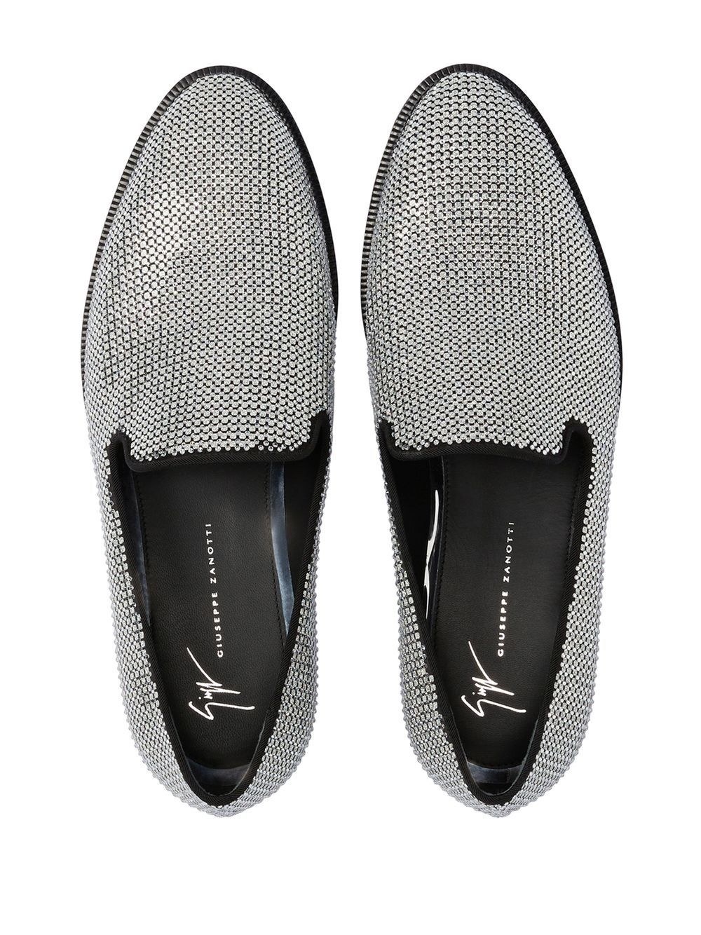 Jareth Disco crystal-embellished loafers - 4