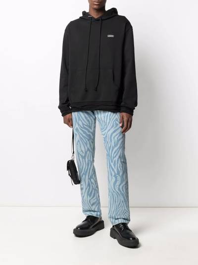 ADER error logo-patch drawstring hoodie outlook